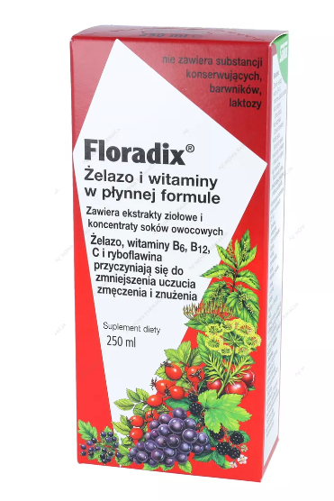 floradix żelazo i witaminy